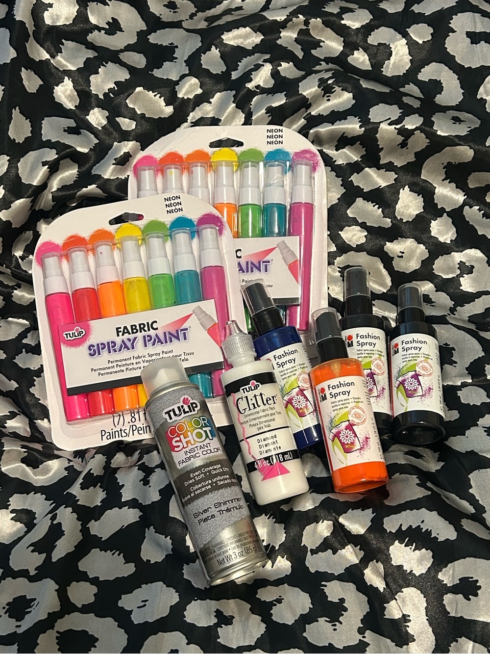 Fabric spray paint bundle